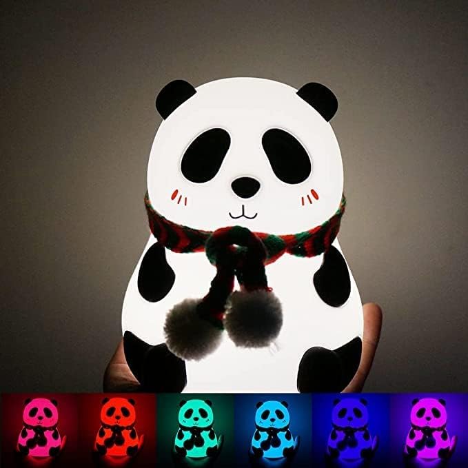 Panda LED Night Light - Rechargeable Color Changing Lamp for Kids